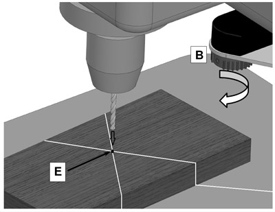 Drill press clearance laser guide